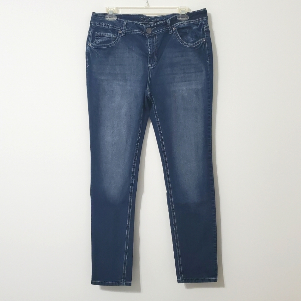 Myth of Jade Embellished Pockets Jeans Women's 14